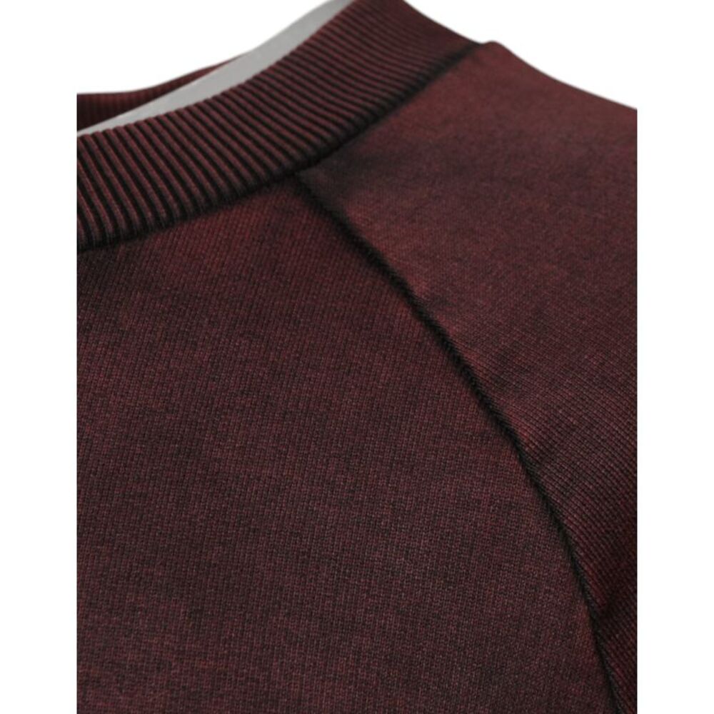 Dolce & Gabbana Brown Logo Cotton Crew Neck Pullover Men's Sweater - Picture 3 of 6